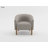 Morelia 27.5" Modern & Contemporary Accent Chair with Textured Fabric Upholstery, Solid Wood Legs, Foam over Pocket Coils-209266853