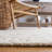 Metro Hand Tufted Wool/Cotton/Latex Geometric Rug in Ivory/Sage-298084216