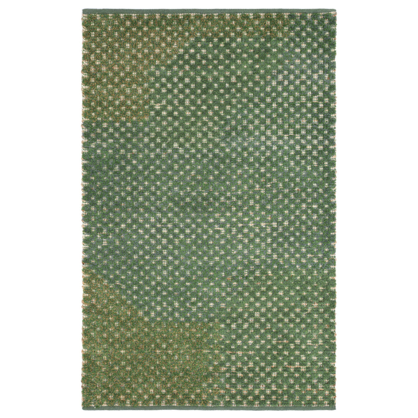 Bovina Hand Loomed Green Rug
