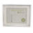 Metallic Silver Matte Picture Frame with Mat