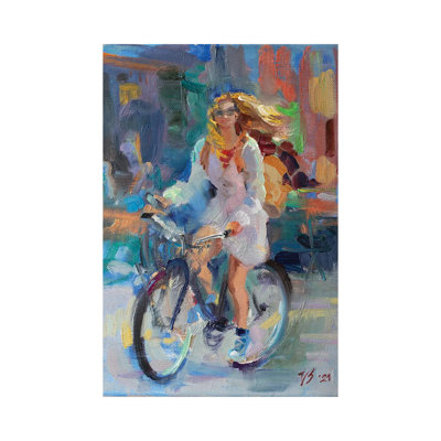 City Trip 1 Piece Wrapped Canvas Painting