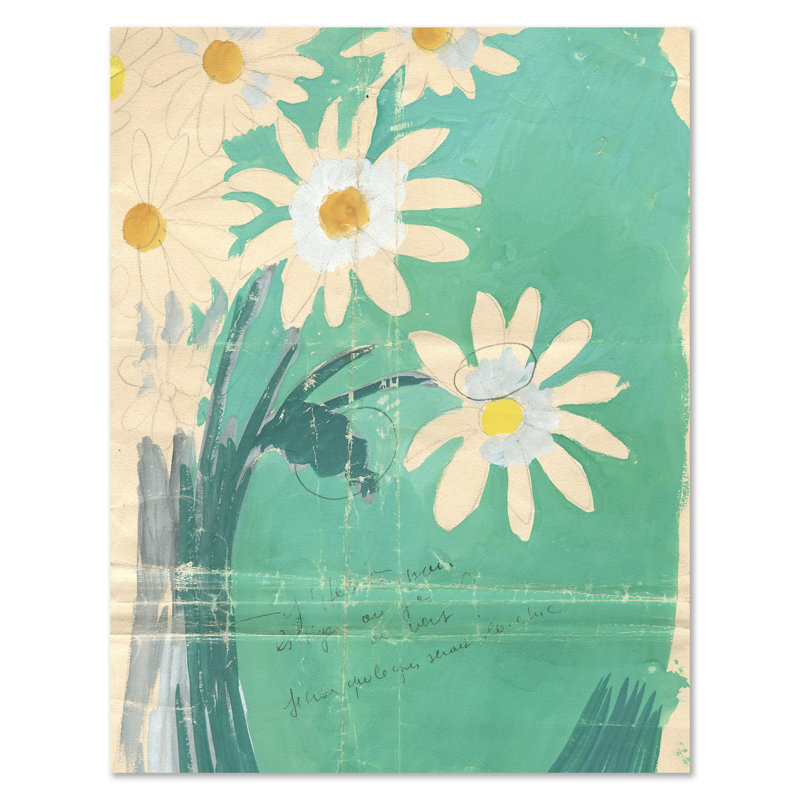 Bouquette De Marguerites Print by Paule Marrot