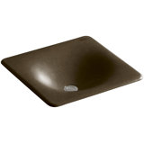 Iron Tones® Metal Rectangular Drop-In Bathroom Sink