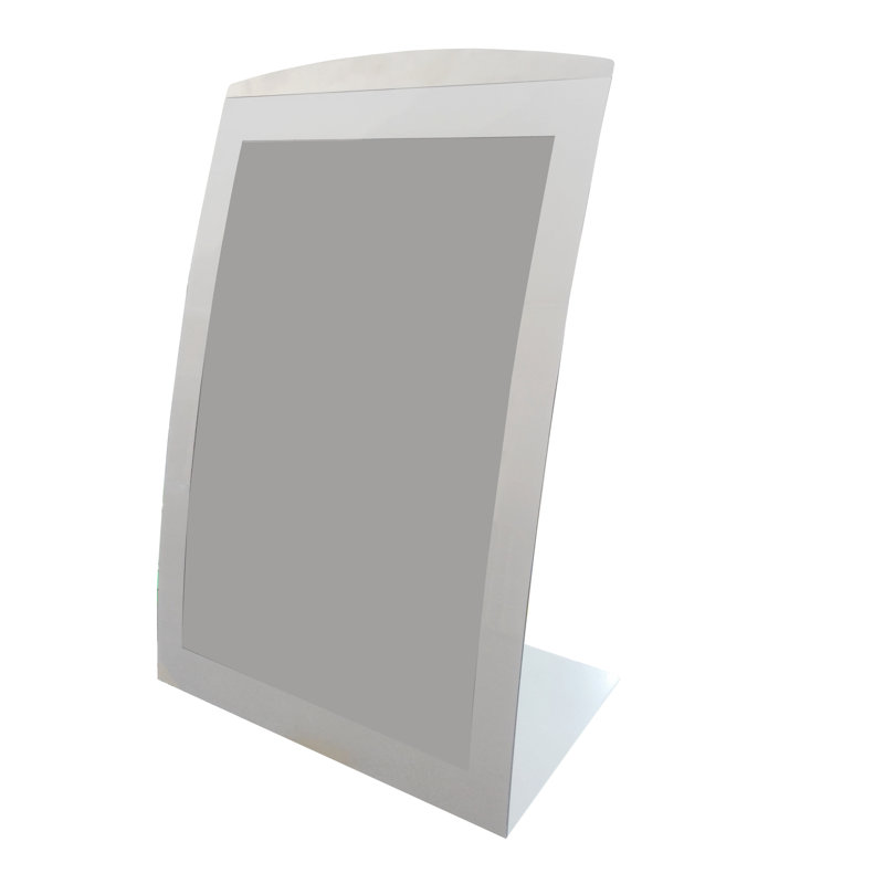 Aidrick 12" x 16" Beveled Plastic Magnetic Frame in Clear