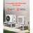 Mini Split Ground Stand Adjustable Anti Vibration for 9000-24000 BTU