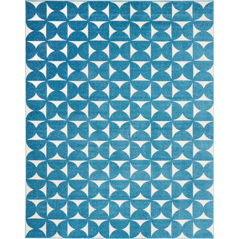 Petrina Geometric Indoor Rug, Rectangle 8' x 10'