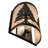 Janaira Steel Flush Mounted Sconce