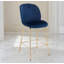 Lotus Gold Stool With Slim Seat-581937506