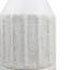 Vase en métal blanc cannelé Orren Ellis