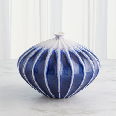 Furrow Handmade Ceramic Table Vase