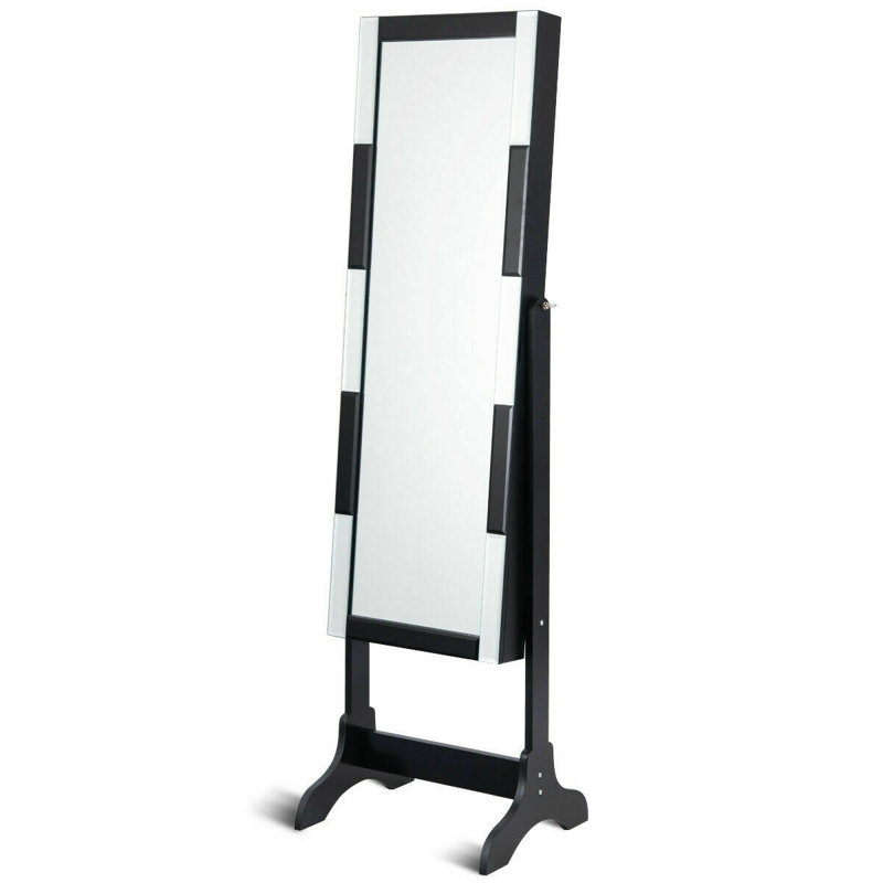 Pehrson Jewellery Cabinet with Mirror Jewelry Armoire