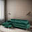 Seph Velvet Sectional-522432565