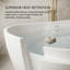 Baignoire de trempage autoportante 63 po