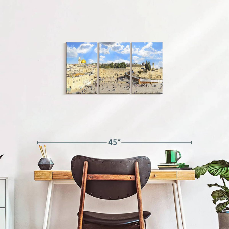 Reproduction d'art sur toile panoramique, H 32 po x l 15 po