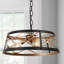 Lustre tambour moderne 3 lumières