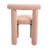 Modern Sherpa Dining Chairs With Curved Back, Armless Accent Side Chair For Dining Room/Living Room-206095885