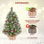 2Pcs Lighted Artificial Christmas Tree-2100335767