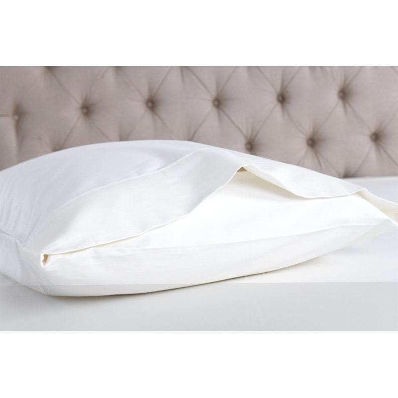 Ensemble de draps 100% coton 400 fils, Ensemble de draps pour très grand lit + un drap-h, Blanc neige