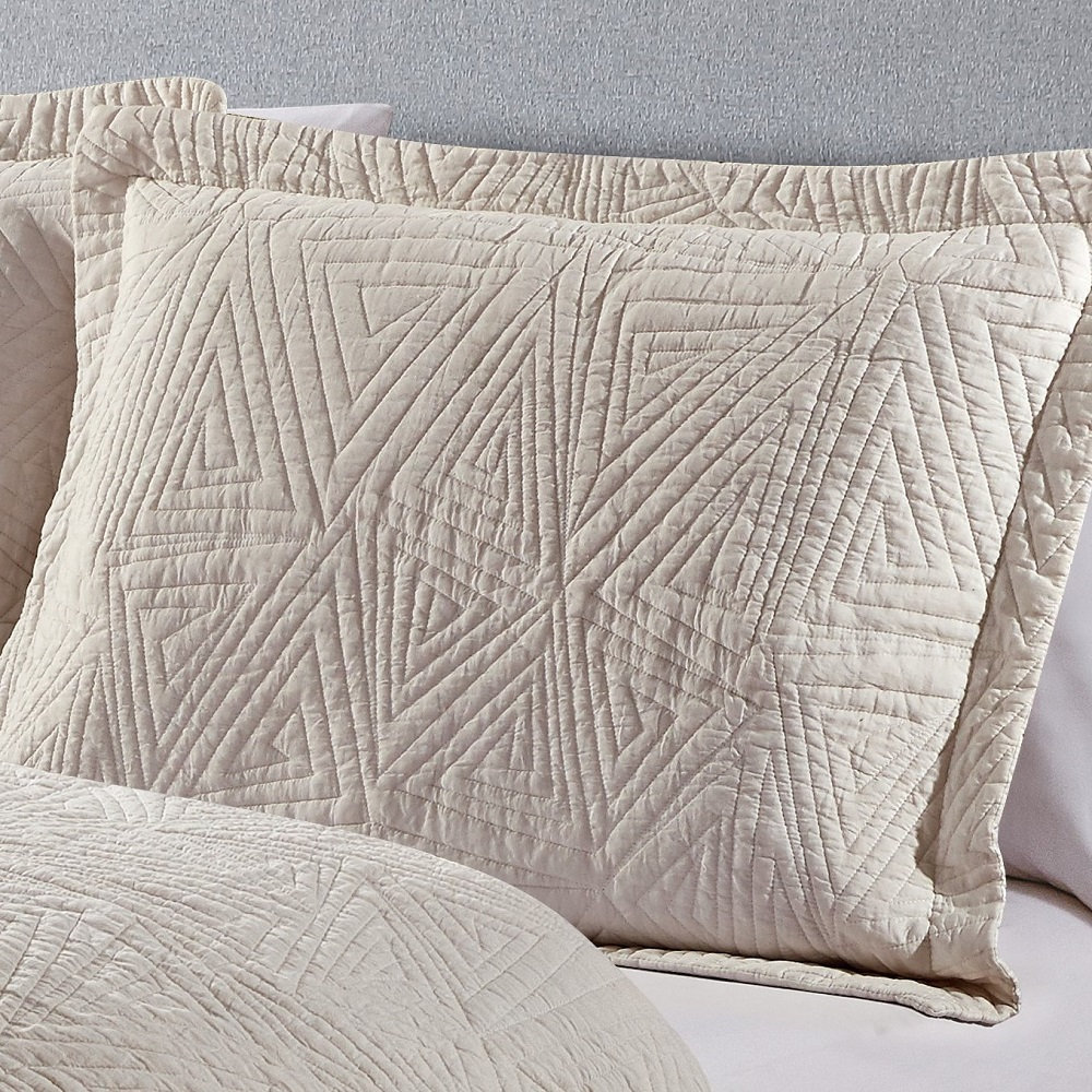 Basil Quilt Set, Taupe, Full/Double Quilt