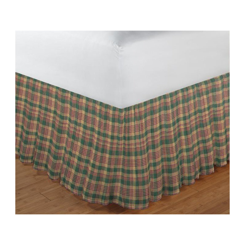 Cedar Trail Ruffled Bed Skirt, King