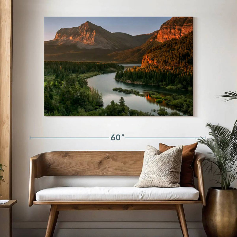 Paysage du parc national des Glaciers, H 34 po x l 51 po
