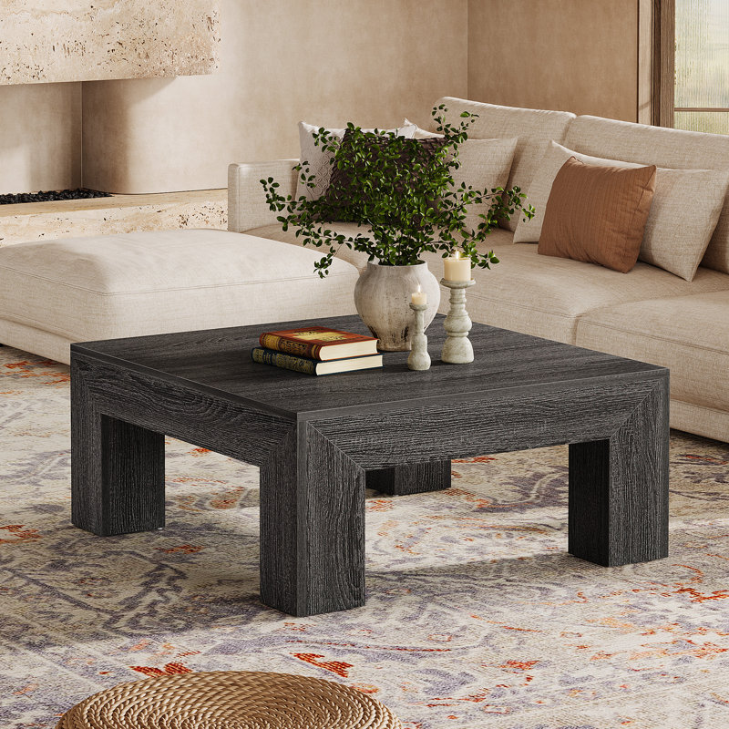 Table basse carrée 39,4 ", Gris
