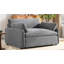 Fauteuil surdimensionné simple en chenille, fauteuil d'appoint large et profond, fauteuil rembourré moderne et confortable, canapé-lit avec coussins-133138364