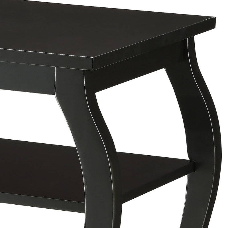 ACME Becci Accent Table, Black, Black, 23" H x 18" W x 18" D