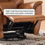 Fauteuil inclinable multifonctionnel en similicuir