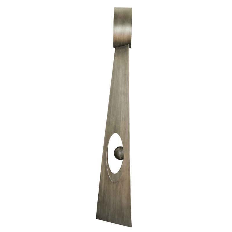 Odie 188cm Metal Floor Clock with Adjustable Chime Volume