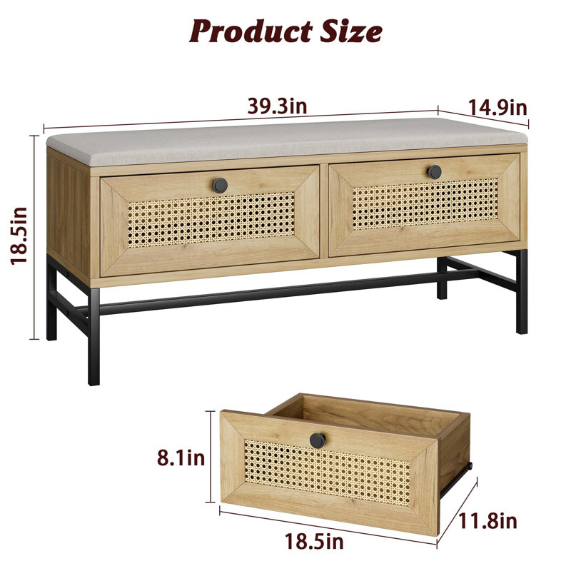 Upholstered Storage Bench