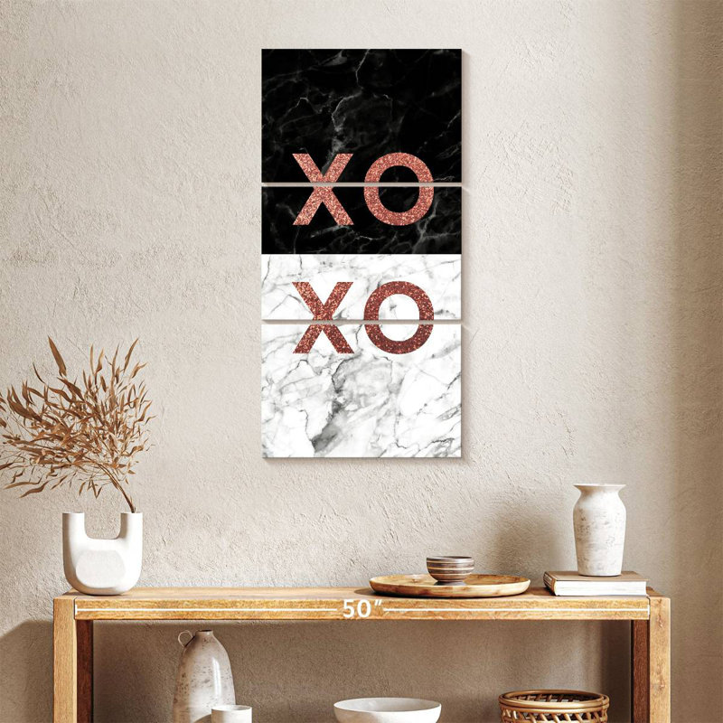 XOXO Typography, 27" H x 12" W