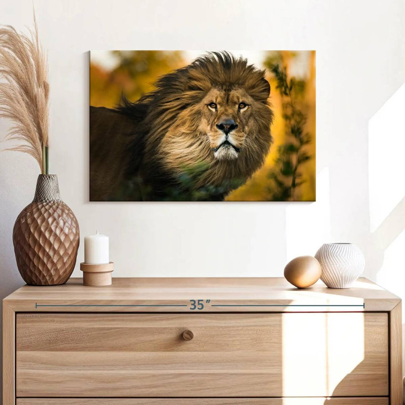 Brampt Lion Head Splendor, 16" H x 24" W