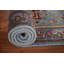 Tapis de couloir indien bleu 3x16