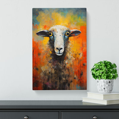 Sheep Abstract No.2 - No Frame Print