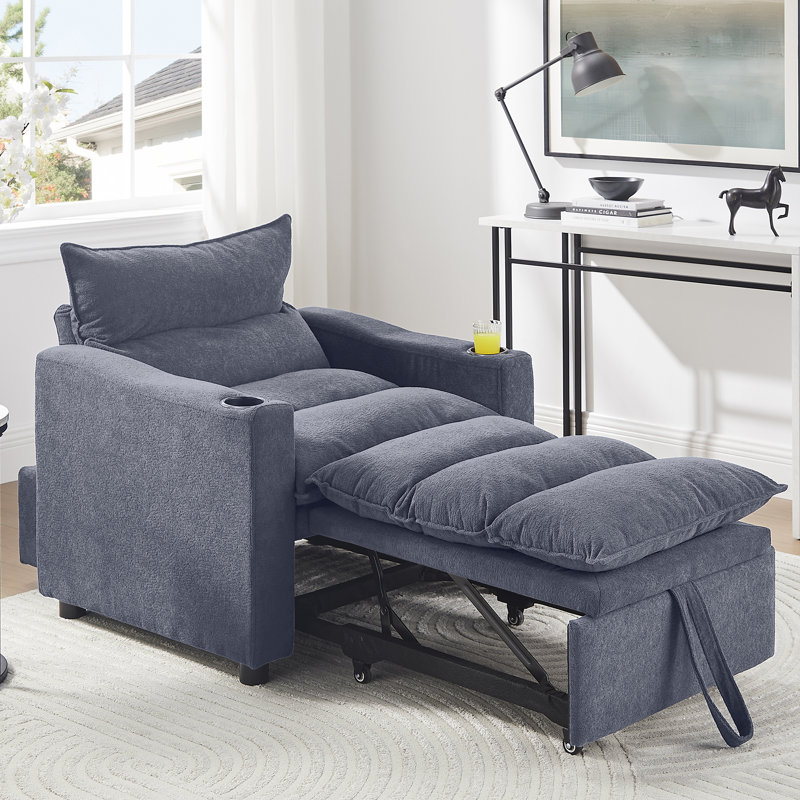 Canapé convertible 3-en-1 Ayvion, Gris