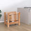 Almazan Solid Wood Free Standing Magazine Rack