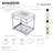 Kingston Brass Quadras 31-Inch Ceramic Console Sink with Steel Base and Shelf-49610549-49619310