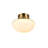 Chelsea 1-Light Flush Mount - Brushed Gold-109883189