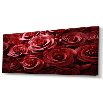 Red Classic Rose Resonance I - Roses Wall Art