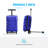 2-In-1 Scooter Suitcase - Kids and Adults Ride-On Luggage With Removable Handle, Airplane Approved Carry-On Trolley Suitcase In Blue/Pink-106258727