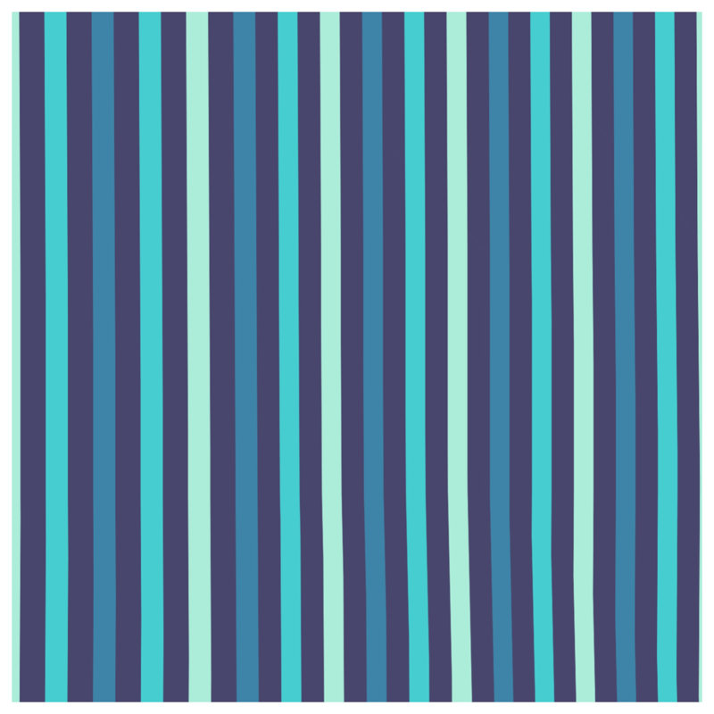 Couvertures bleues à rayures verticales, L 60 po x H 80 po