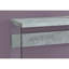 Table d'appoint, console, vestibule, étroit, canapé, salon, chambre à coucher, stratifié gris, transparent, contemporain, moderne-464235863