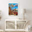«Comic Book Style Camel In Desert Clouds» sur-98266498