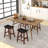 Nenia Counter Stool with Solid Wood Frame