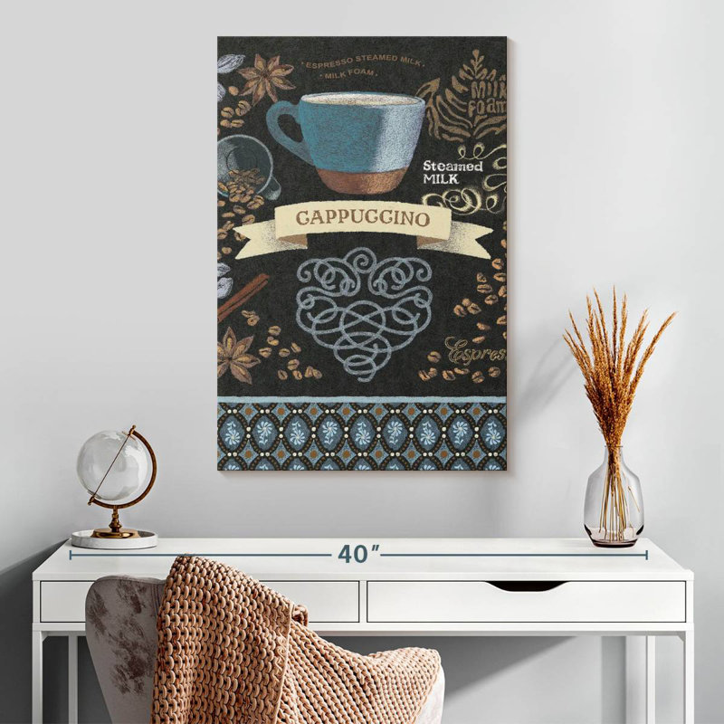 Yarlin Cappuccino Time, 30" H x 20" W
