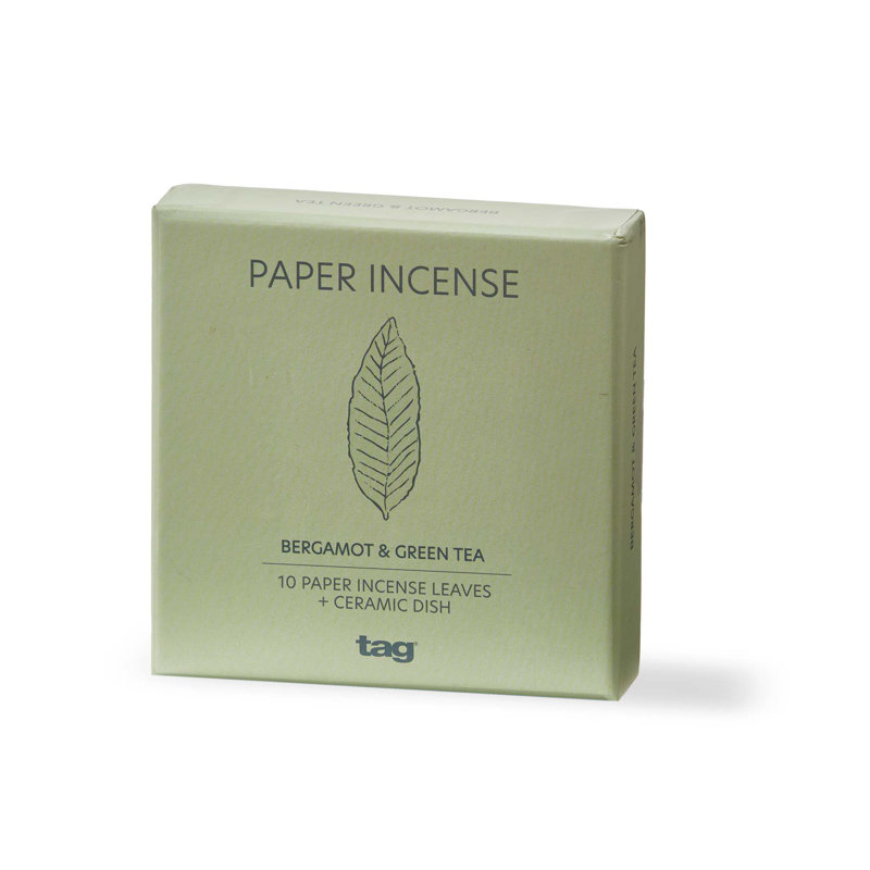 Ensemble de 10 encens Bergamot, Thé vert bergamote