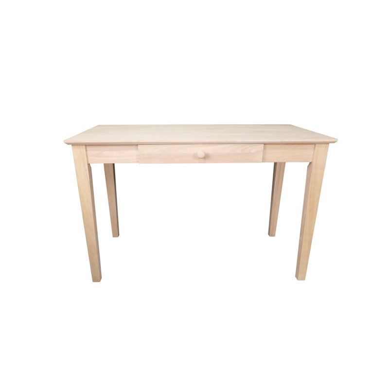 Williams Solid Wood Solid Wood Writing Desk, Beige