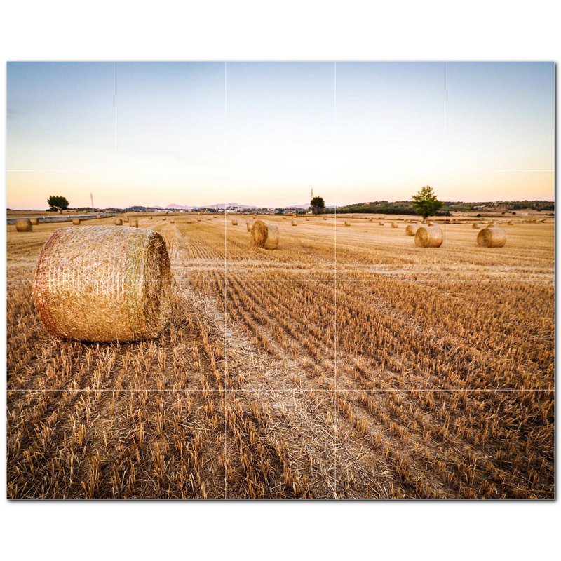 Murale décorative en céramique 4,25 po x 4,25 po