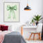 «Green Bow on Rose Quilt», giclée encadrée par Petal Prints Design-349142422-349142506